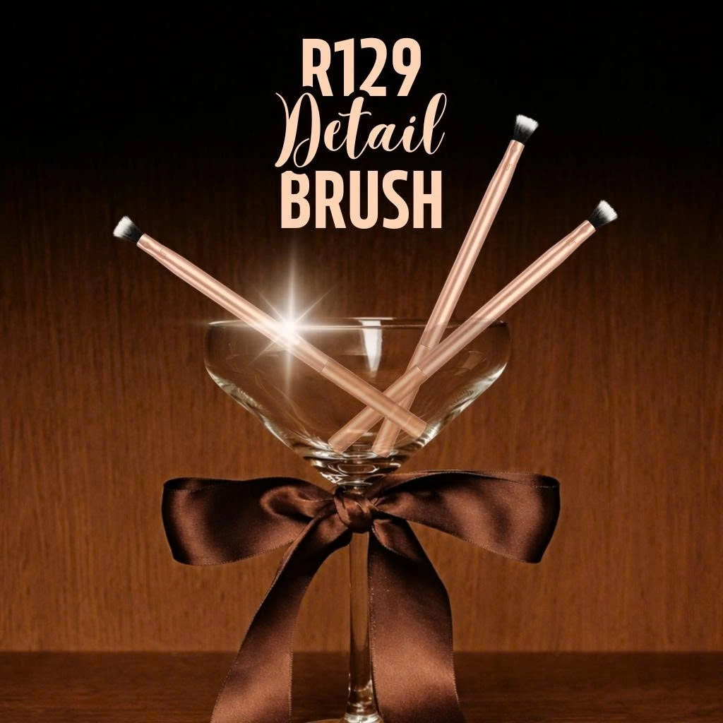 Cọ Tán Lót Mắt Dạng Kem - Đánh Nhũ Mắt - Blend Lông 2 Lớp RT Real Techniques Detailed Brush R129
